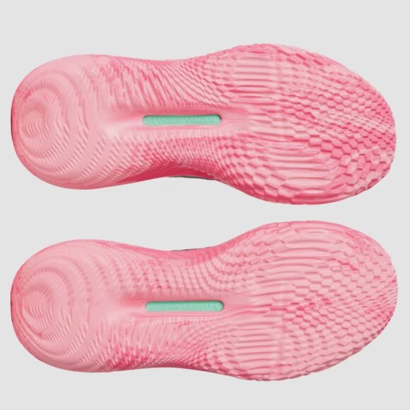 New! Size: 7 Women | Under Armour Flow Breakthru 5 | Black Andromeda Purple - Picture 8 of 16